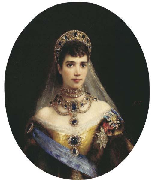 Konstantin Makovsky Portrait of Empress Maria Feodorovna oil painting picture